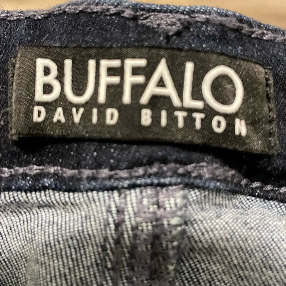 BUFFALO David Burton Alyssa High Rise Straight Leg Stretch Denim Jeans, Sz 10/30 - Picture 8 of 12